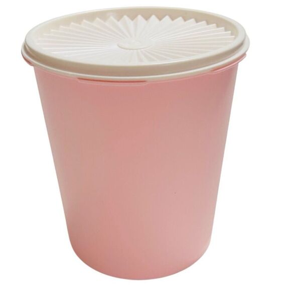 Tupperware Servalier Canister 2.7L / 11.5 Cup Pink White Seal New 807-16 - Picture 2 of 11